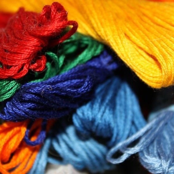 Cross stitch pattern for mindfulness and calm