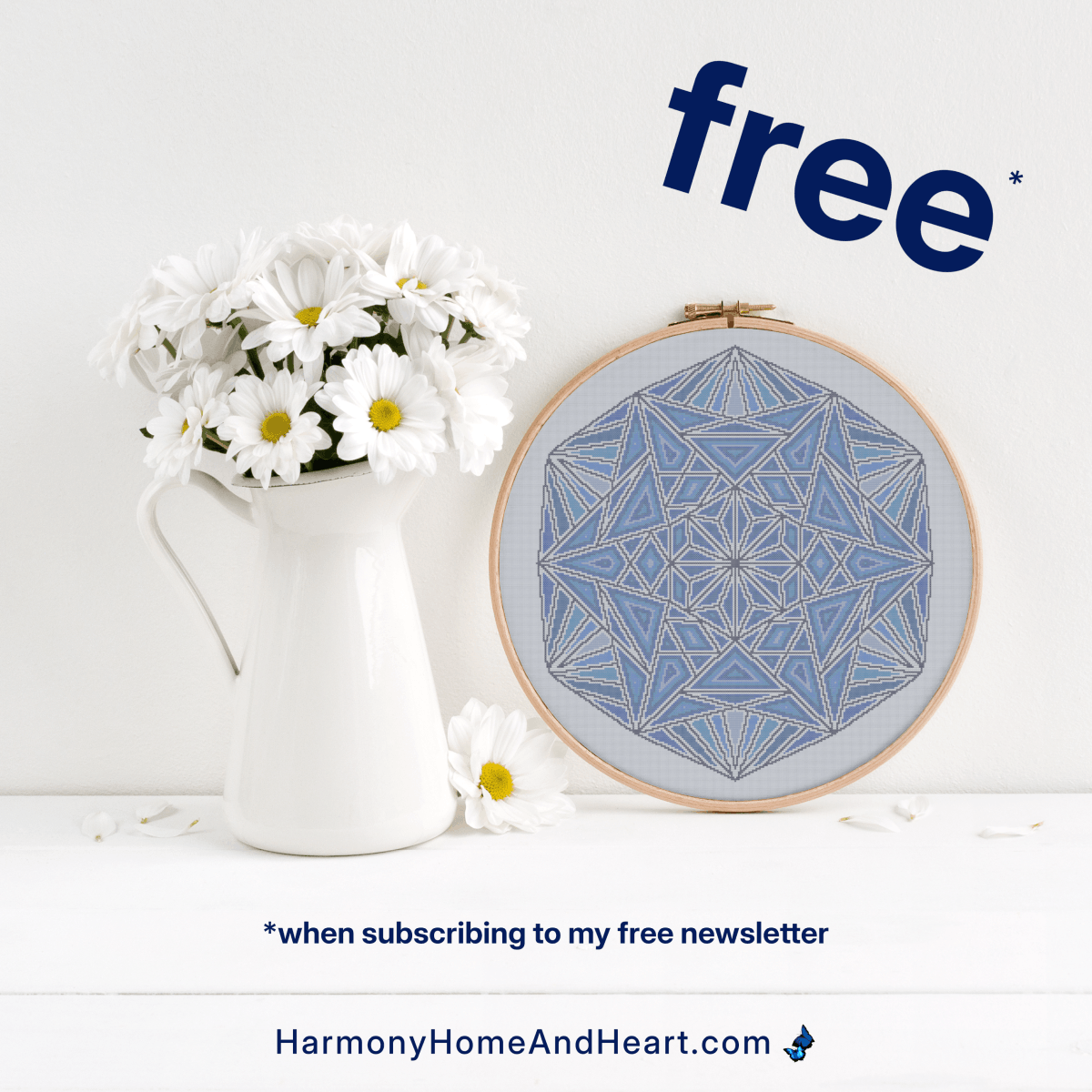 Harmony-Home-and-Heart-Blue-Ocean-Mandala-Cross-Stitch-Pattern-HHH000019-01-free